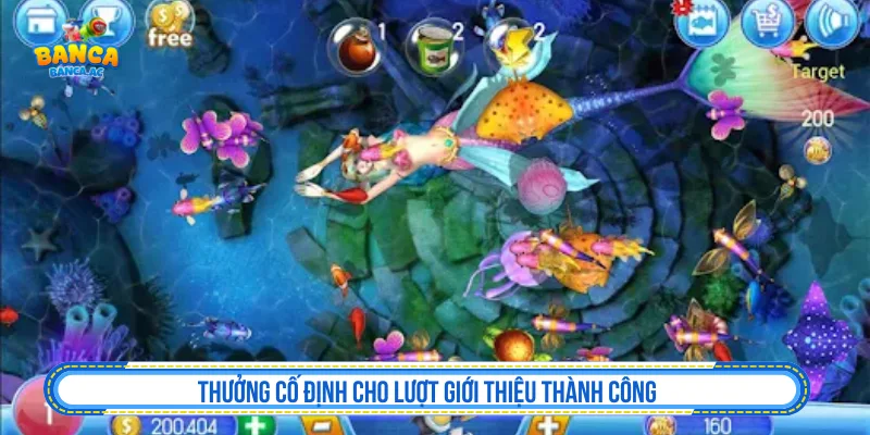 Thưởng cố định cho lượt giới thiệu thành công
